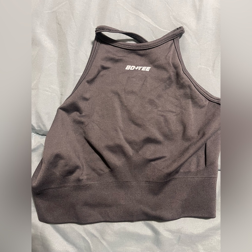 Bo+Tee Black Sports Bra